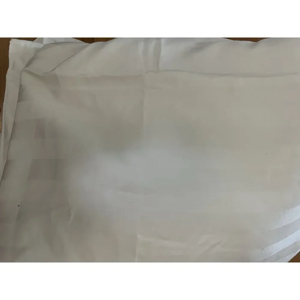 Charter Club Luxury 100% Pima Cotton Beige Duvet Cover Queen Denmark Stripes